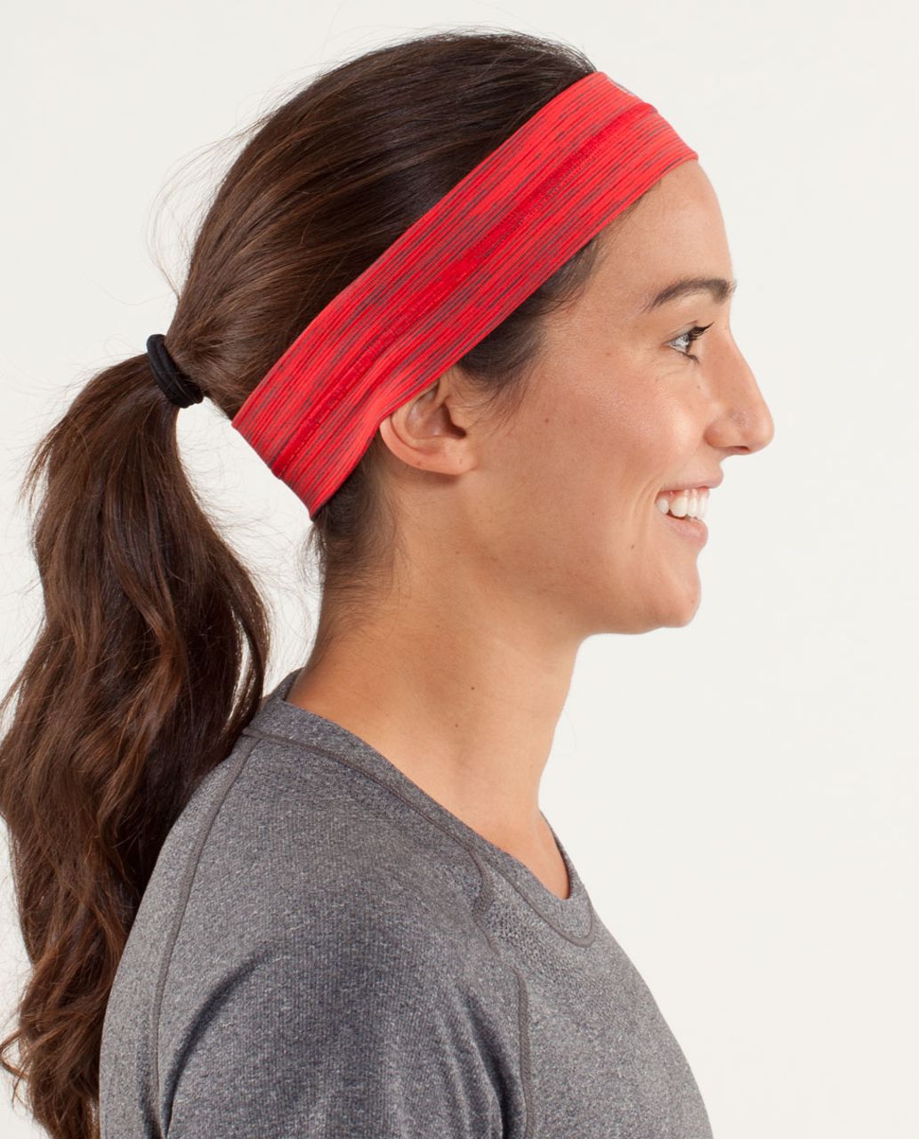 Lululemon Fly Away Tamer Headband - Wee Are From Space Love Red