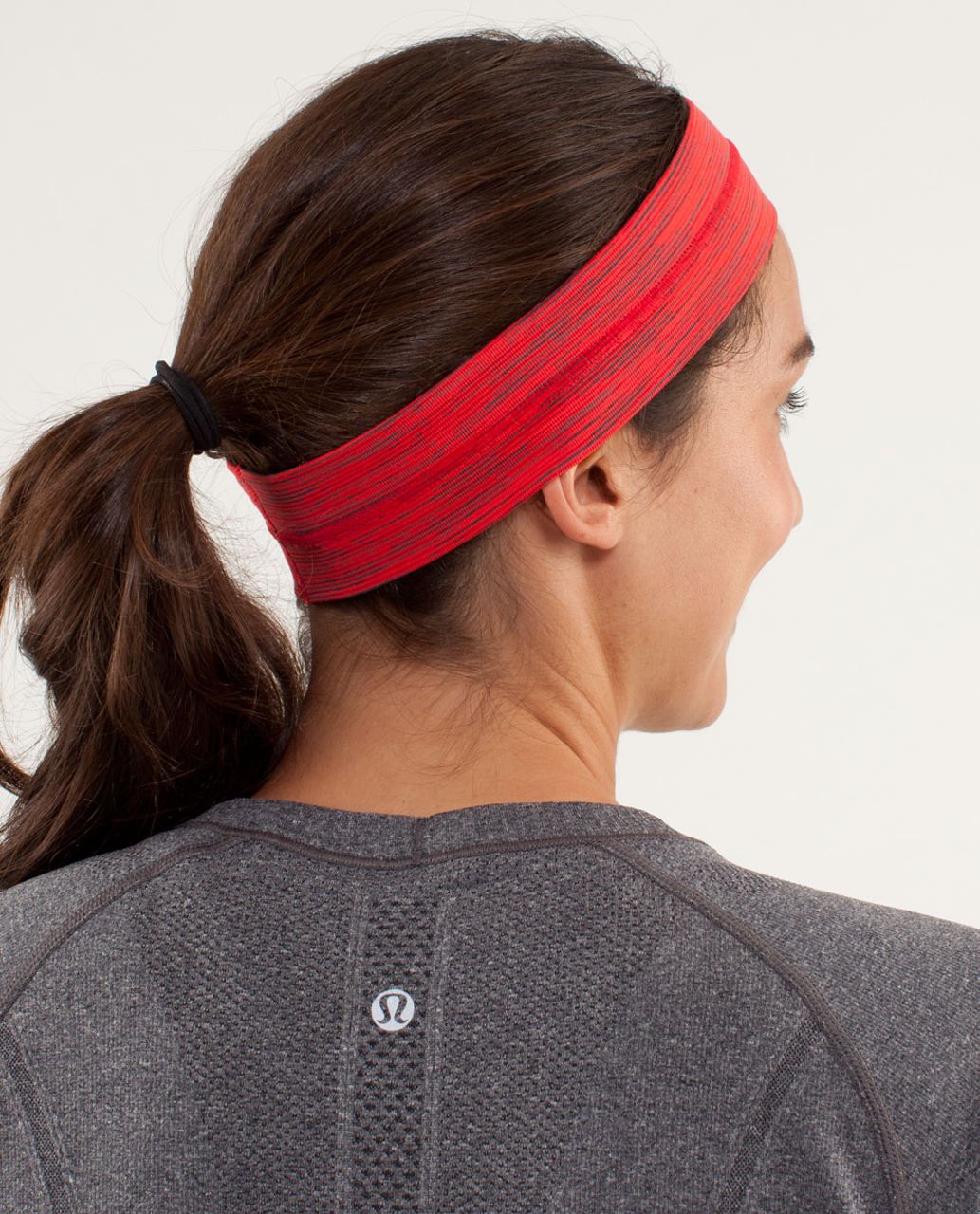 Lululemon Fly Away Tamer Headband - Wee Are From Space Love Red