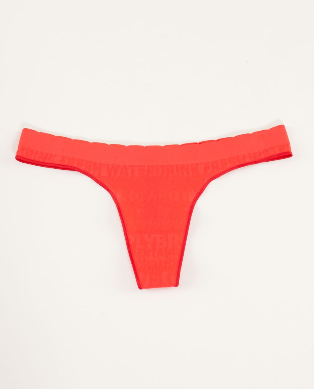 Lululemon Premium Technithong - Love Red