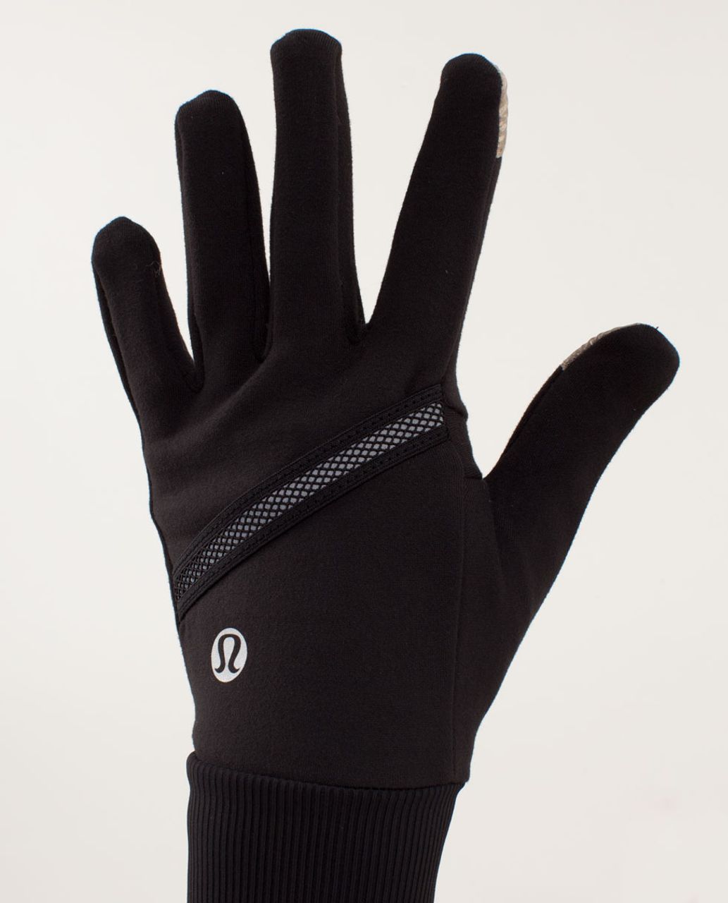 Lululemon Brisk Run Gloves - Black / Black