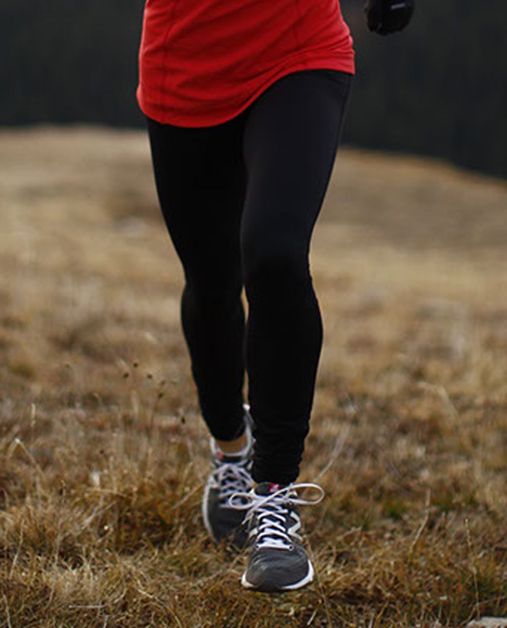 Lululemon Run:  Runder Under Pant - Black / Heathered Coal