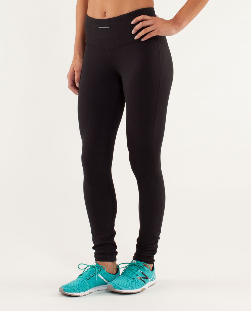 Lululemon Run:  Runder Under Pant - Black / Heathered Coal