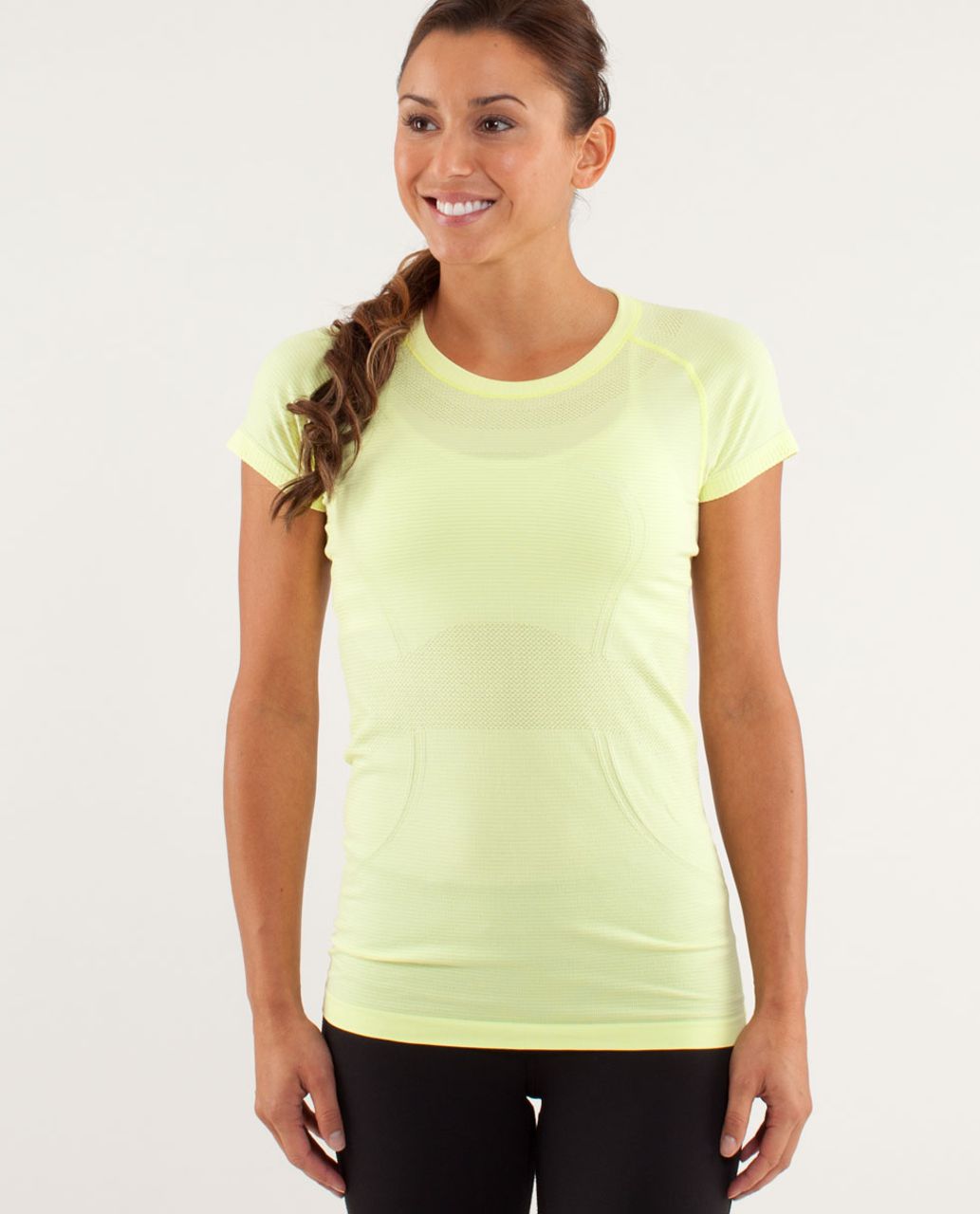 yellow lululemon shirt