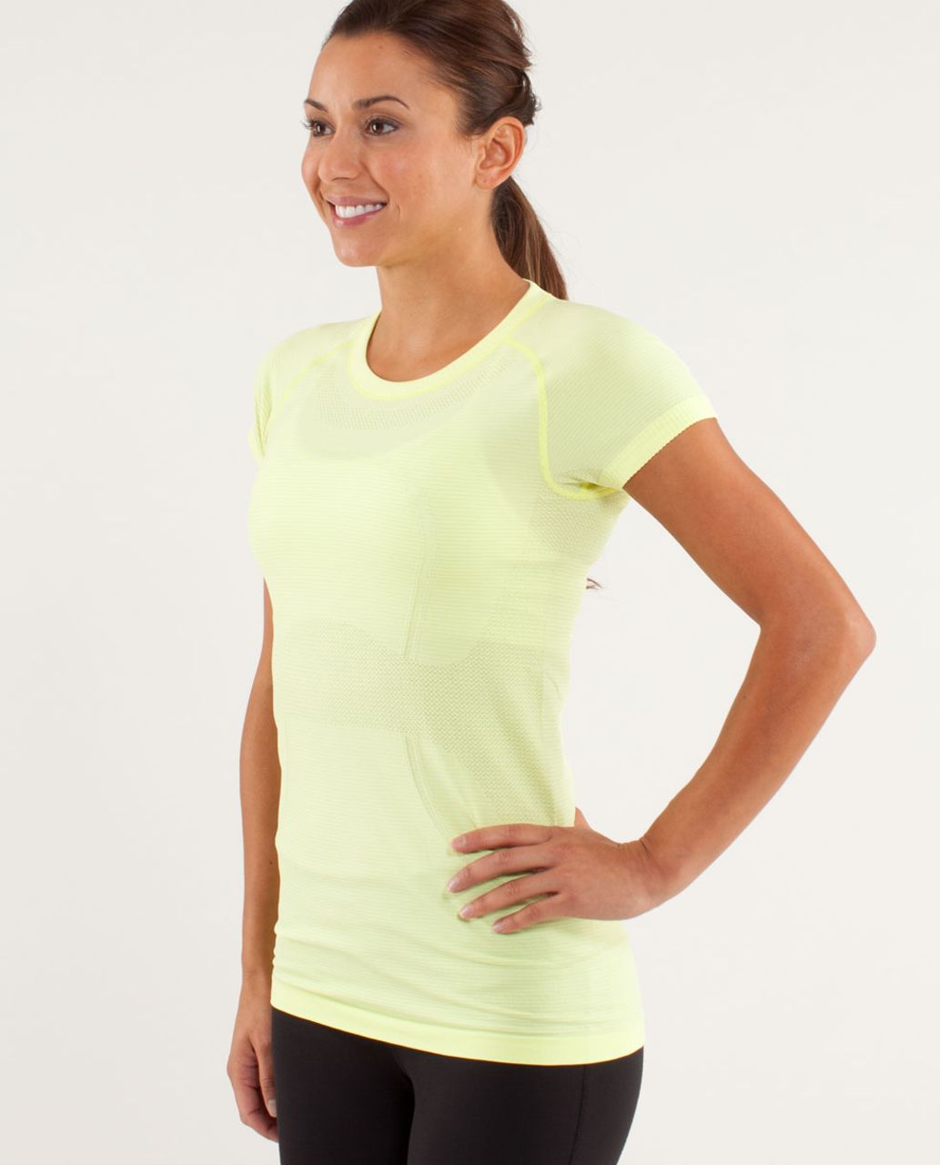 Lululemon Run:  Swiftly Tech Short Sleeve - Clarity Yellow