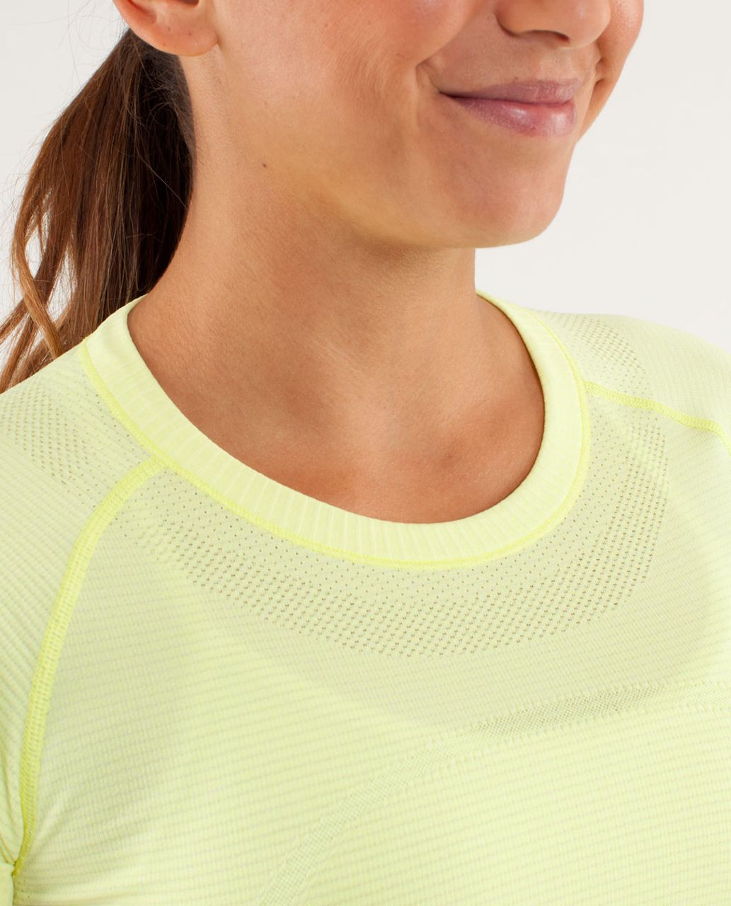 Lululemon Run:  Swiftly Tech Short Sleeve - Clarity Yellow