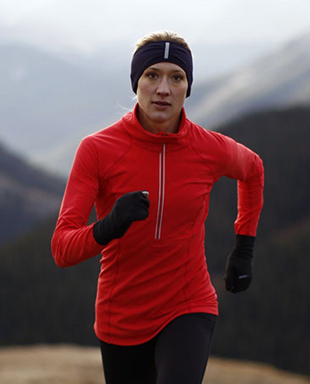 Lululemon Run:  Toasty Tech Pullover - Love Red