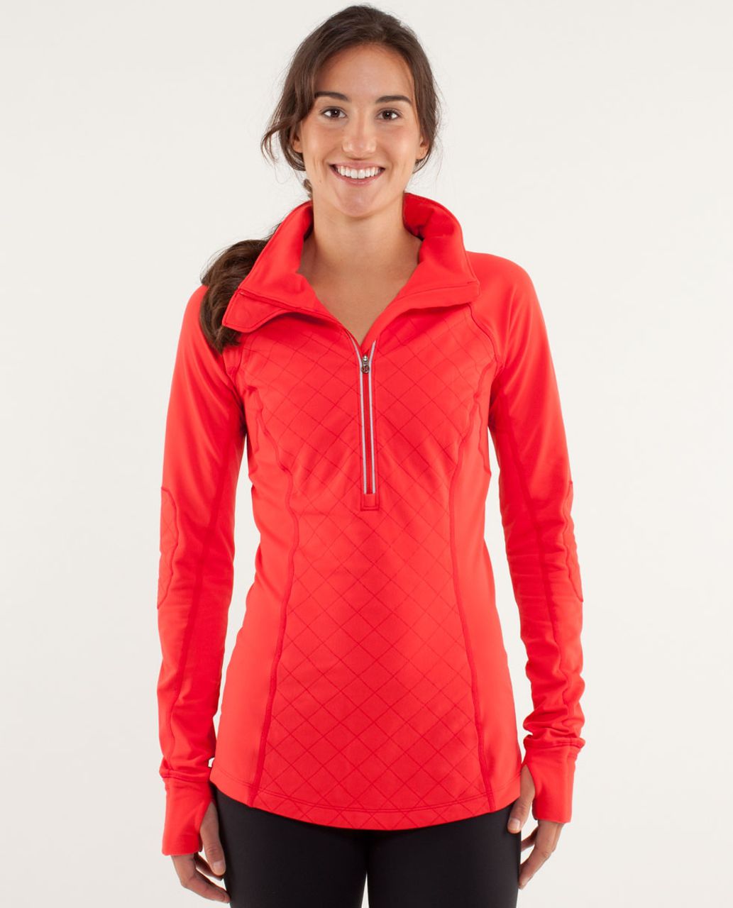 Lululemon Run:  Toasty Tech Pullover - Love Red