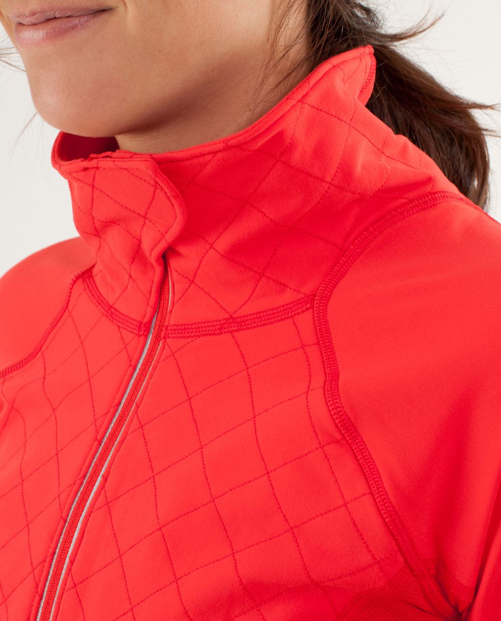 Lululemon Run:  Toasty Tech Pullover - Love Red