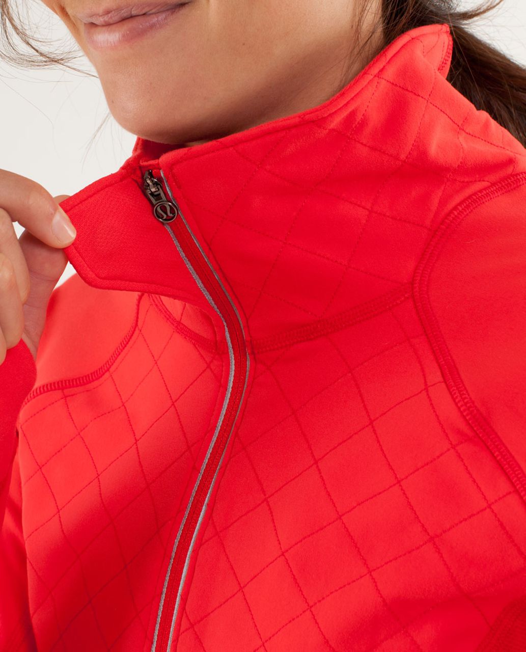 Lululemon Run:  Toasty Tech Pullover - Love Red