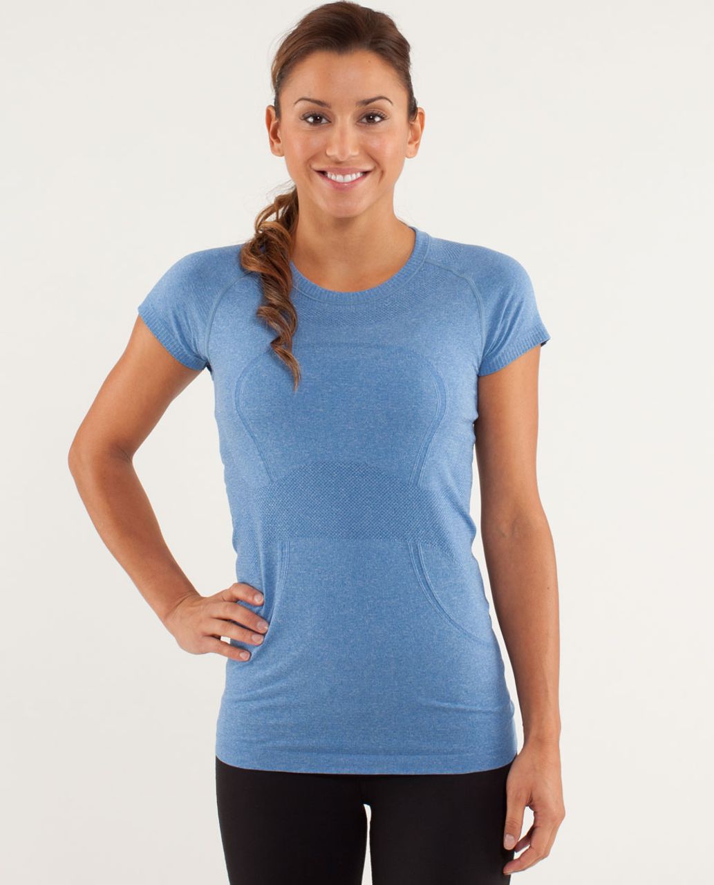 Lululemon Run: Swiftly Tech Short Sleeve - Limitless Blue - lulu fanatics