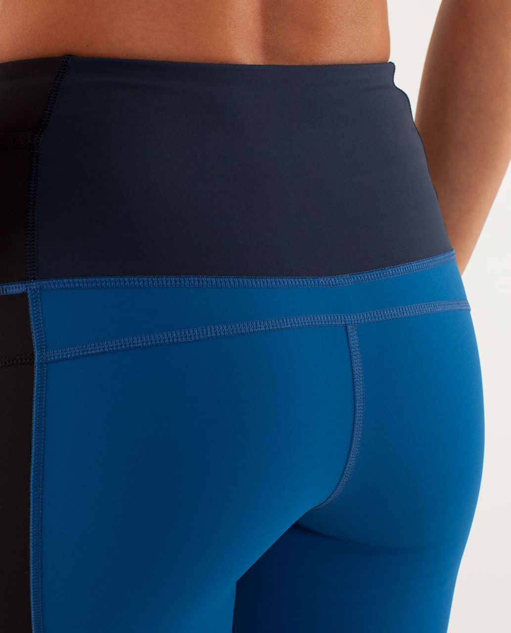 Lululemon Run:  Ice Queen Pant - Limitless Blue / Black