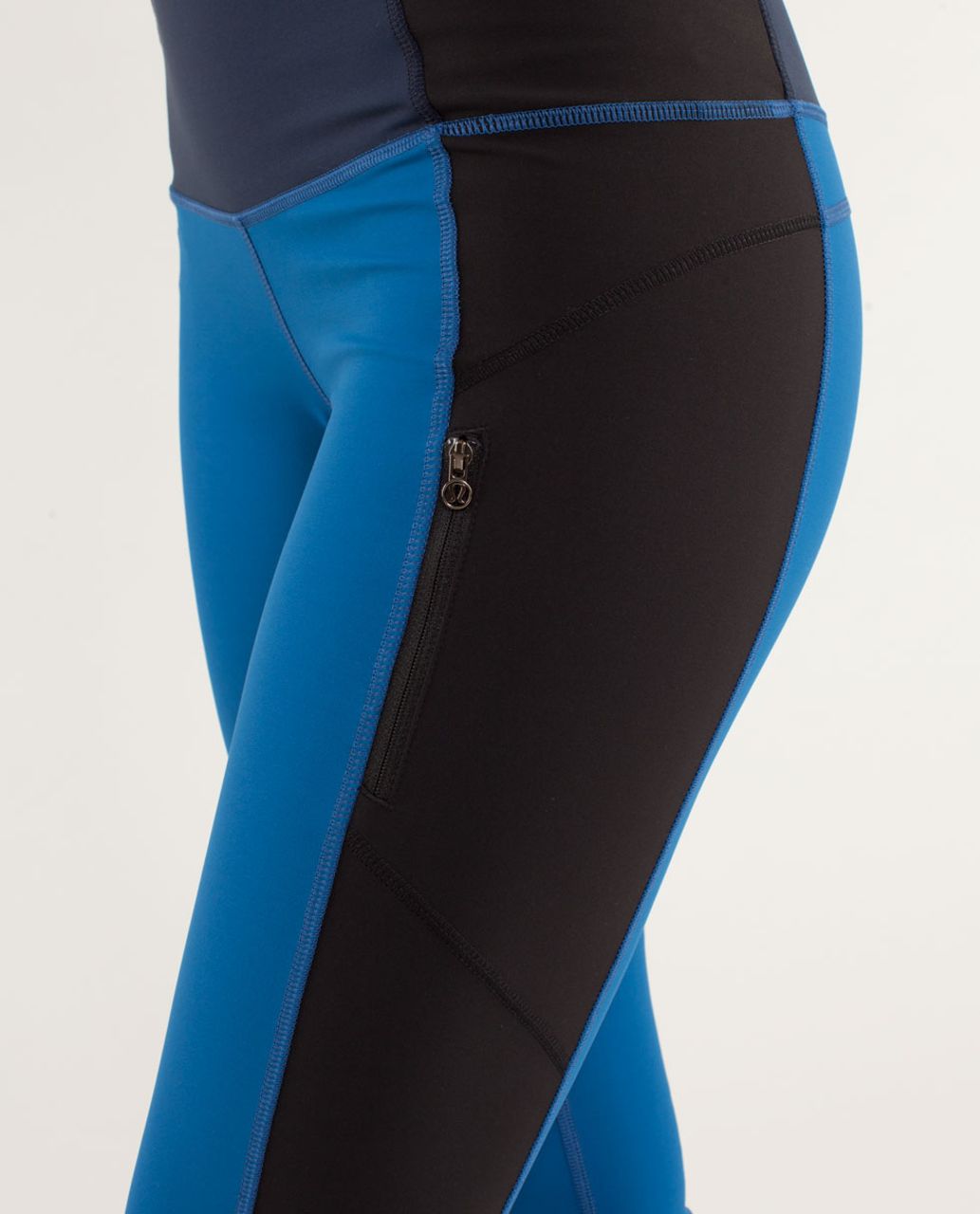 Lululemon Run:  Ice Queen Pant - Limitless Blue / Black