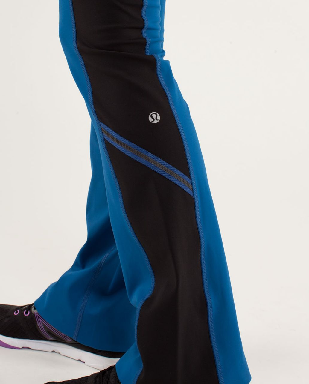 Lululemon Run: Ice Queen Pant - Limitless Blue / Black - lulu fanatics