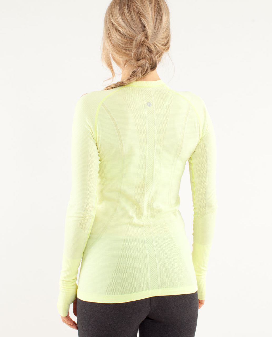 Lululemon Run:  Swiftly Tech Long Sleeve - Clarity Yellow