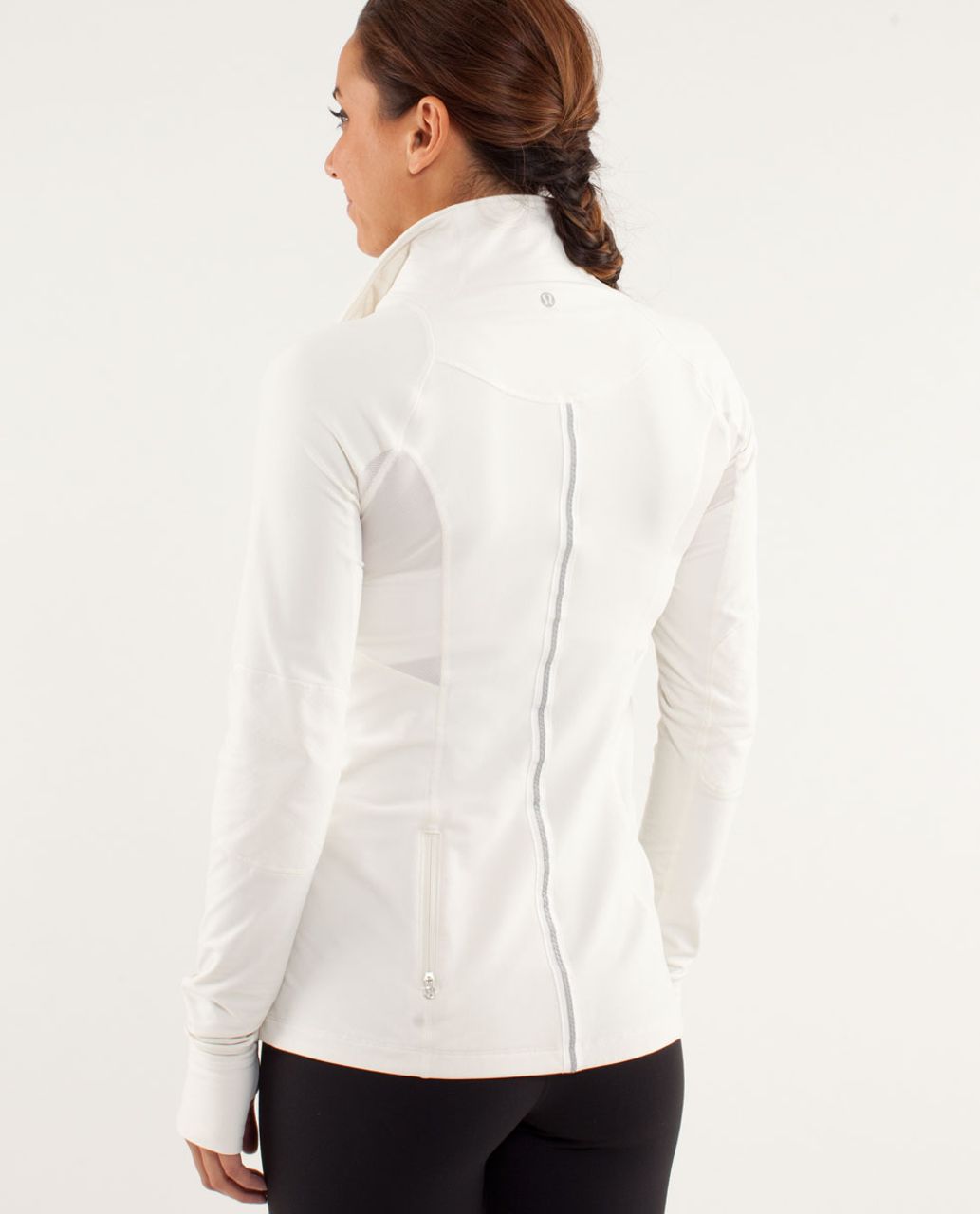 Lululemon Run: Toasty Tech Pullover - Polar Cream - lulu fanatics