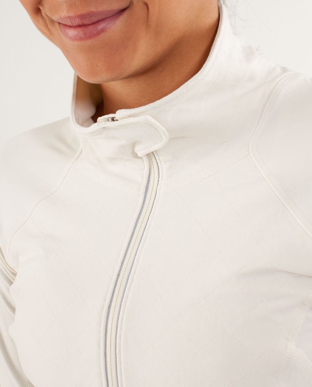 Lululemon Run:  Toasty Tech Pullover - Polar Cream