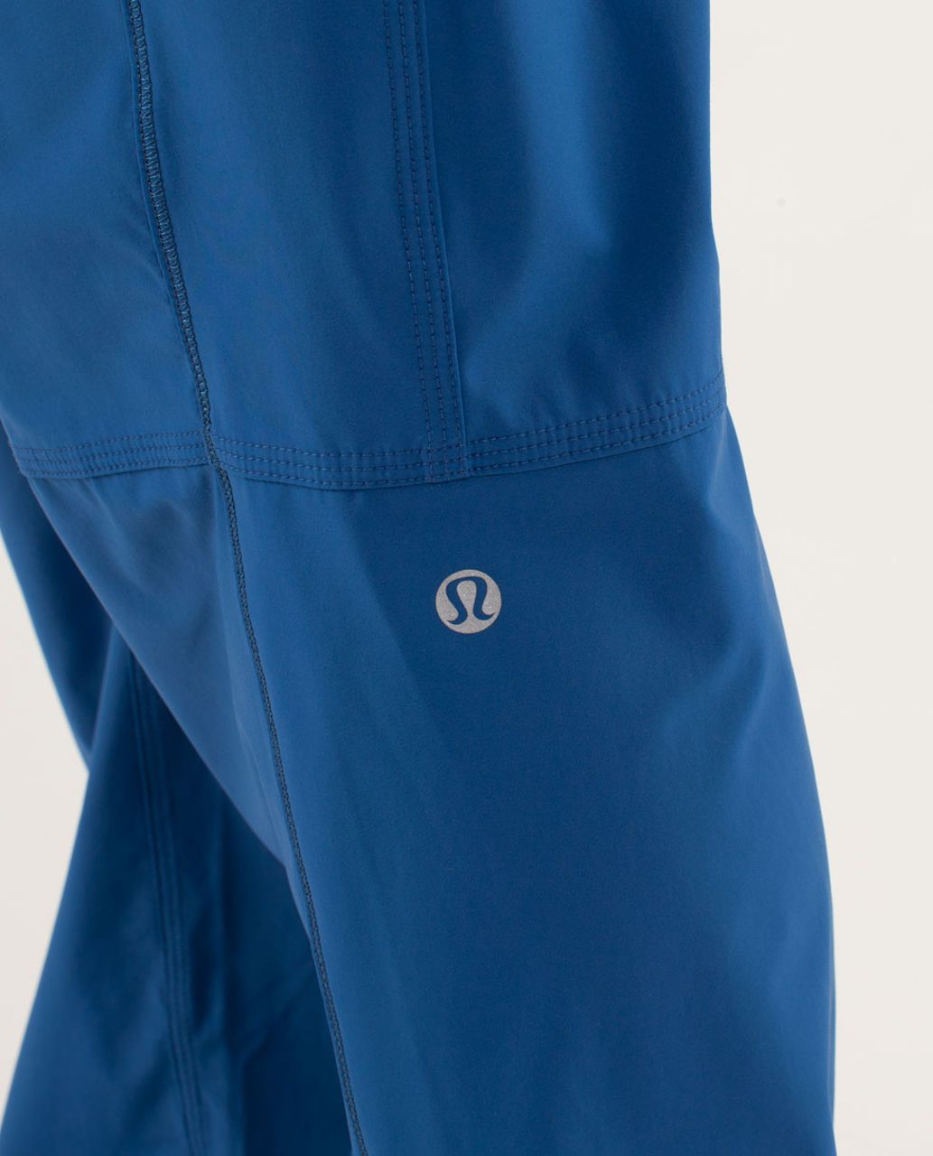 Lululemon Run:  Dog Runner Pant - Limitless Blue / Slope Stripe Limitless Blue Heathered Black / Limitless Blue