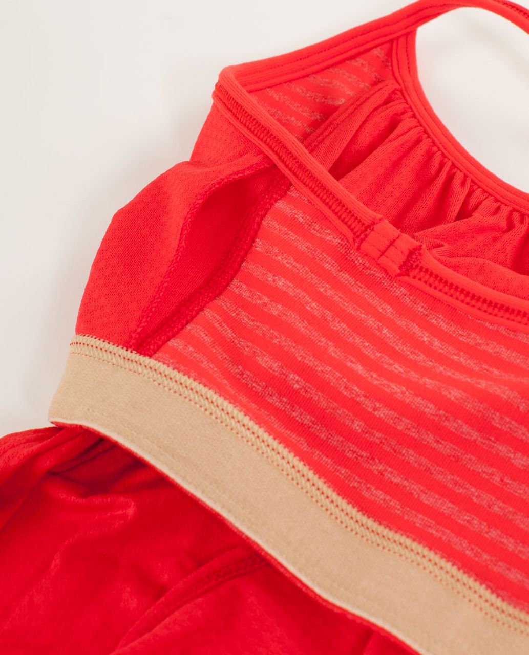 Lululemon No Limits Tank - Love Red / Slope Stripe Love Red Fiery Red