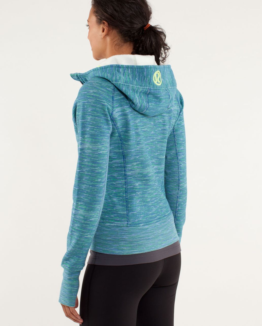 Lululemon Scuba Hoodie *Stretch - Wee Are From Space Printed Polar Cream  Beaming Blue - lulu fanatics