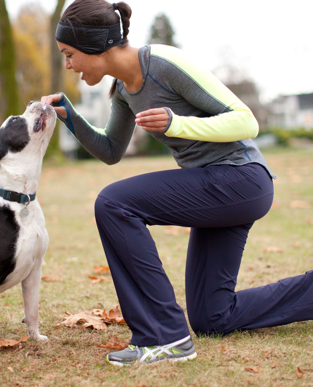 Lululemon Run:  Dog Runner Pant - Black Swan