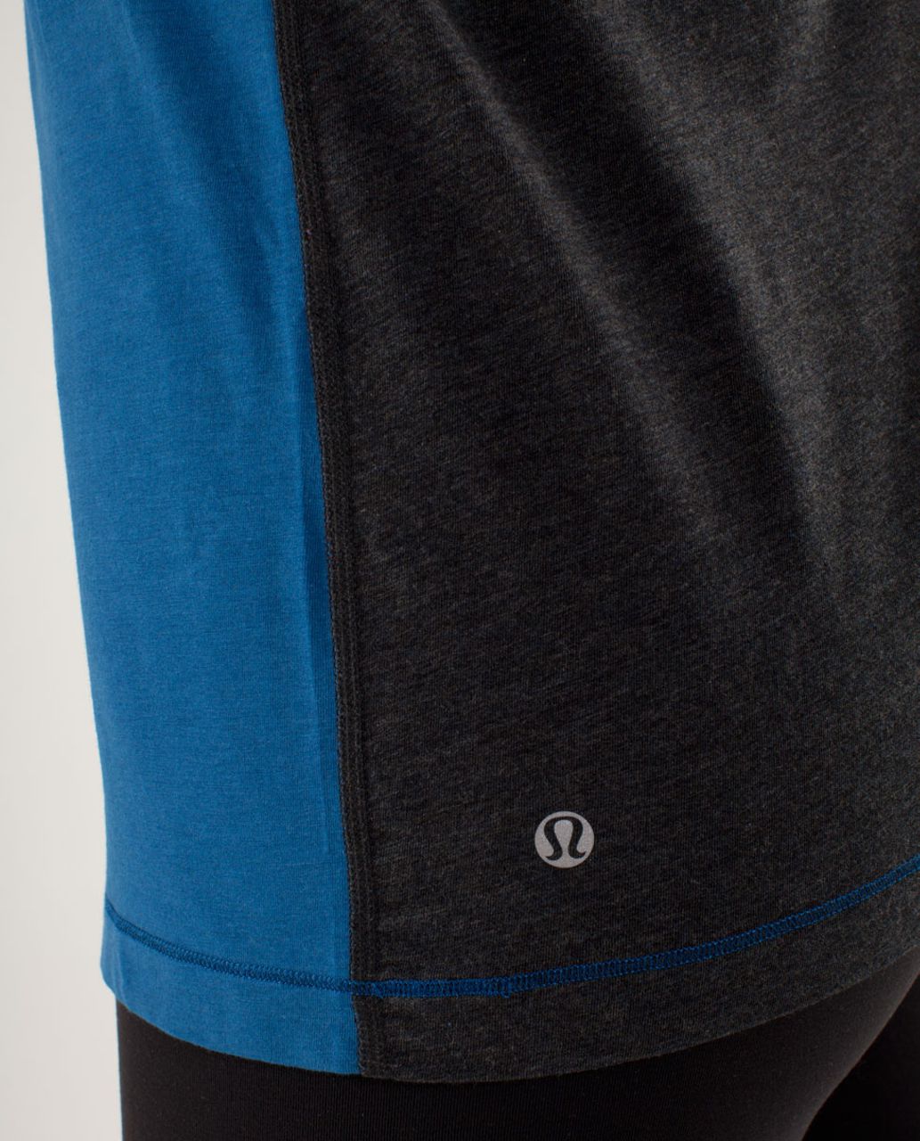 Lululemon Devotion Short Sleeve Tee - Limitless Blue / Heathered Black