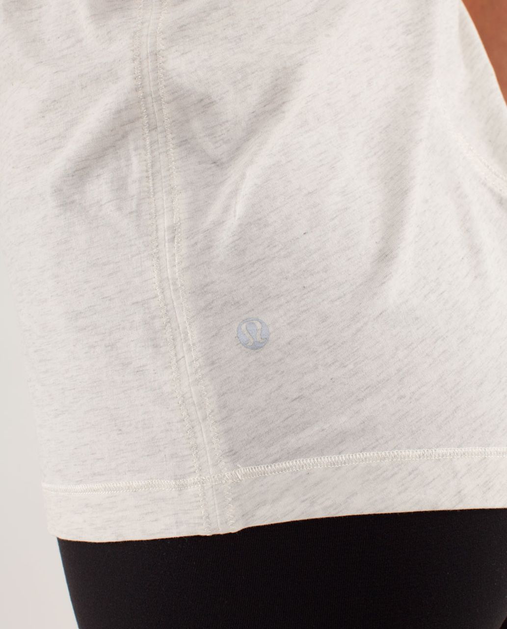 Lululemon Heart Opener Tank - Heathered Polar Cream - lulu fanatics