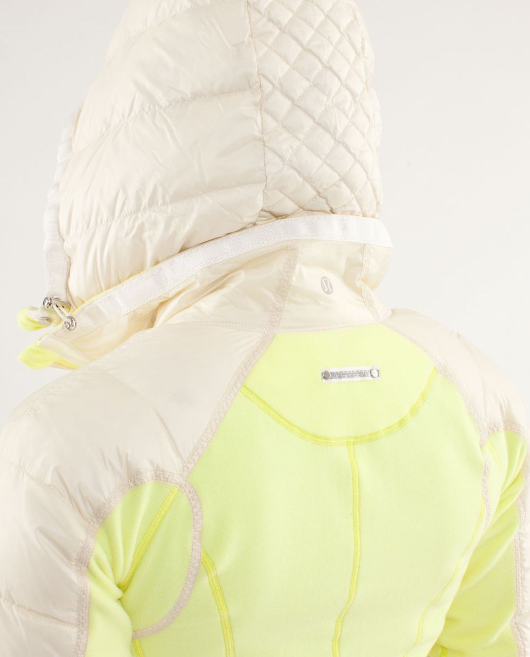 Lululemon Run:  Bundle Up Jacket - Clarity Yellow / Polar Cream