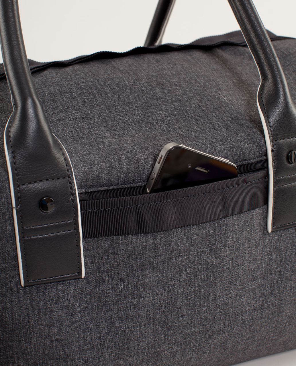 Lululemon Daily Om Duffel - Deep Coal / Polar Cream