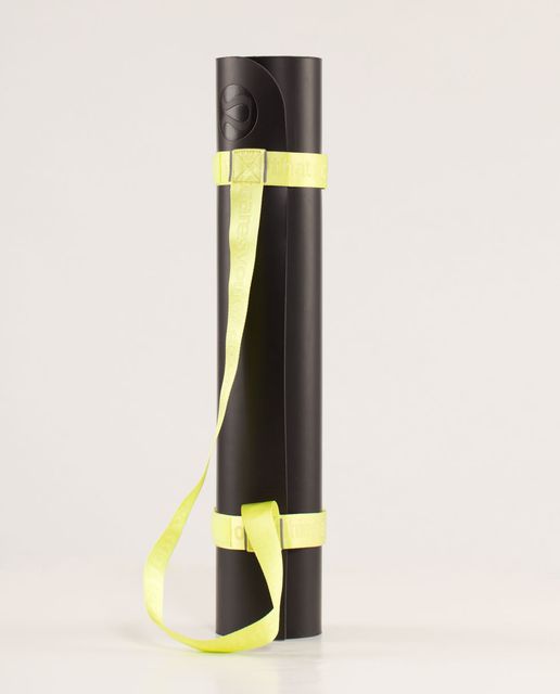 lululemon black yoga mat strap