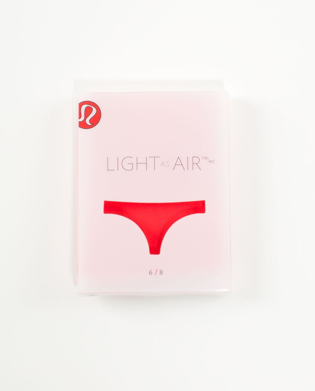 Lululemon Light As Air Thong - Love Red