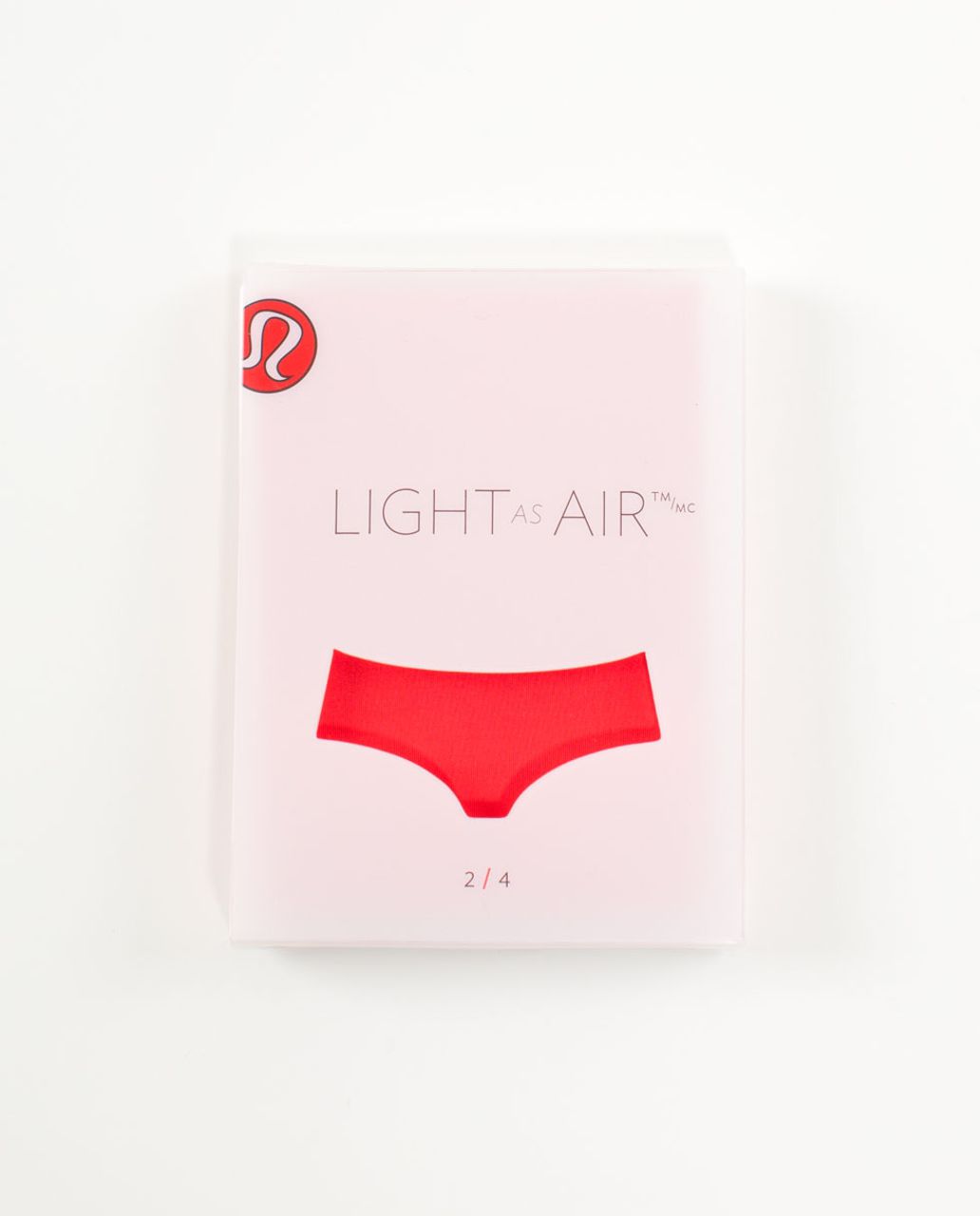 Lululemon Light As Air Hipster - Love Red