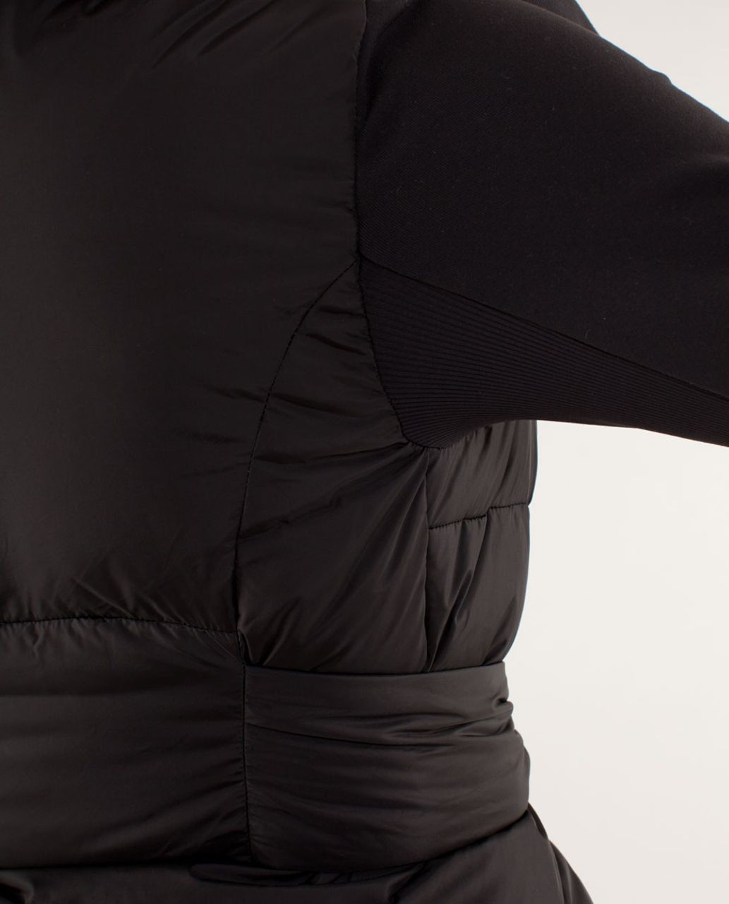 Lululemon Down To The Studio Jacket - Black / Reversible Slub Denim Black