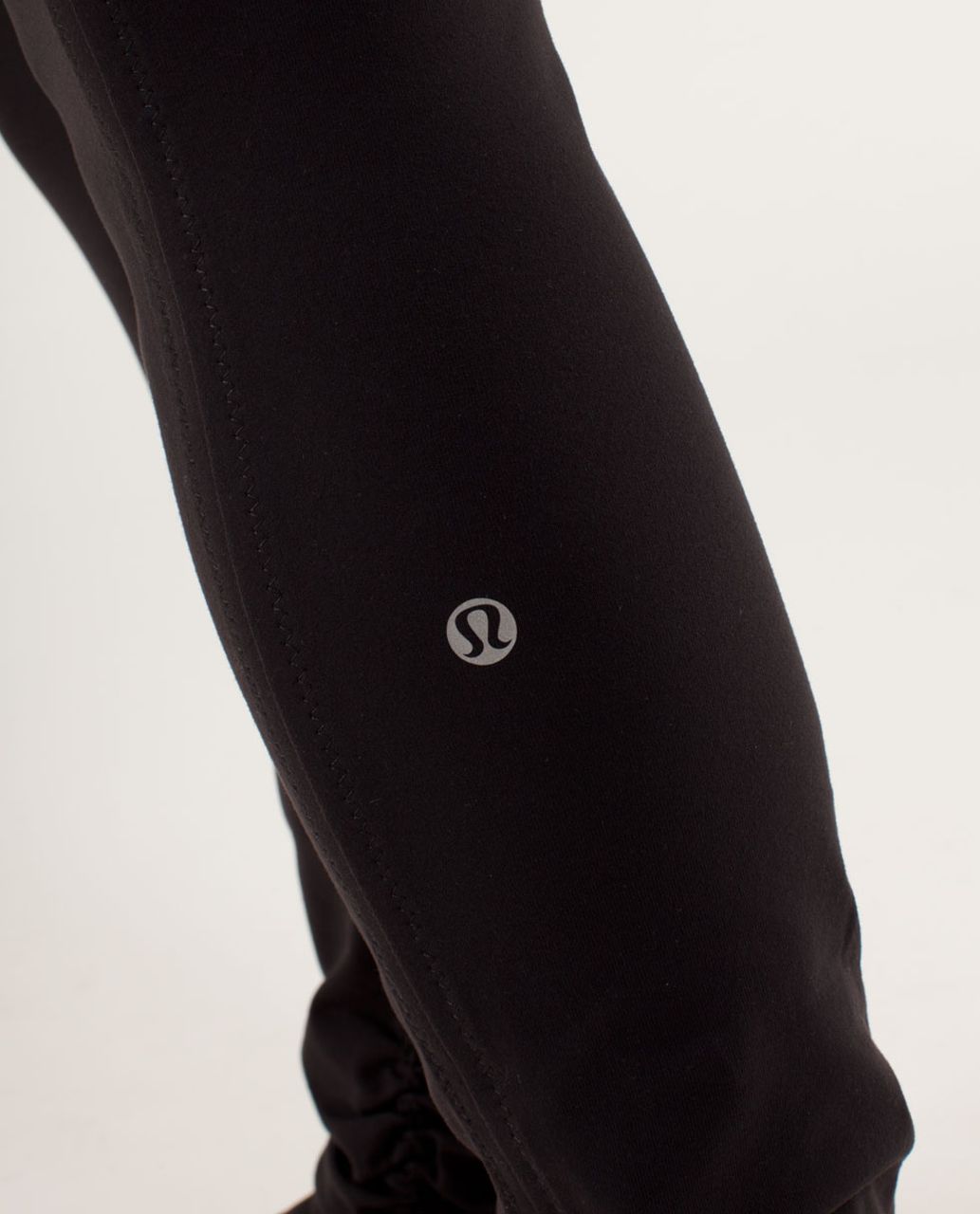 Lululemon Flip Up And Out Pant - Black / Slope Stripe Silver Slate Heathered Black