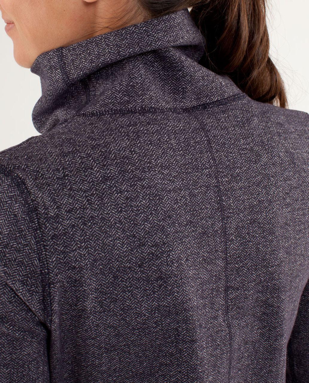 Lululemon Daily Yoga Jacket - Black Swan / Herringbone Black Swan