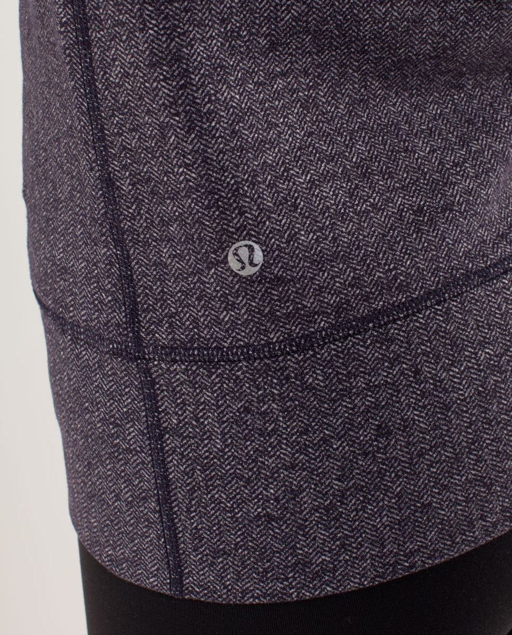 Lululemon Daily Yoga Jacket - Black Swan / Herringbone Black Swan