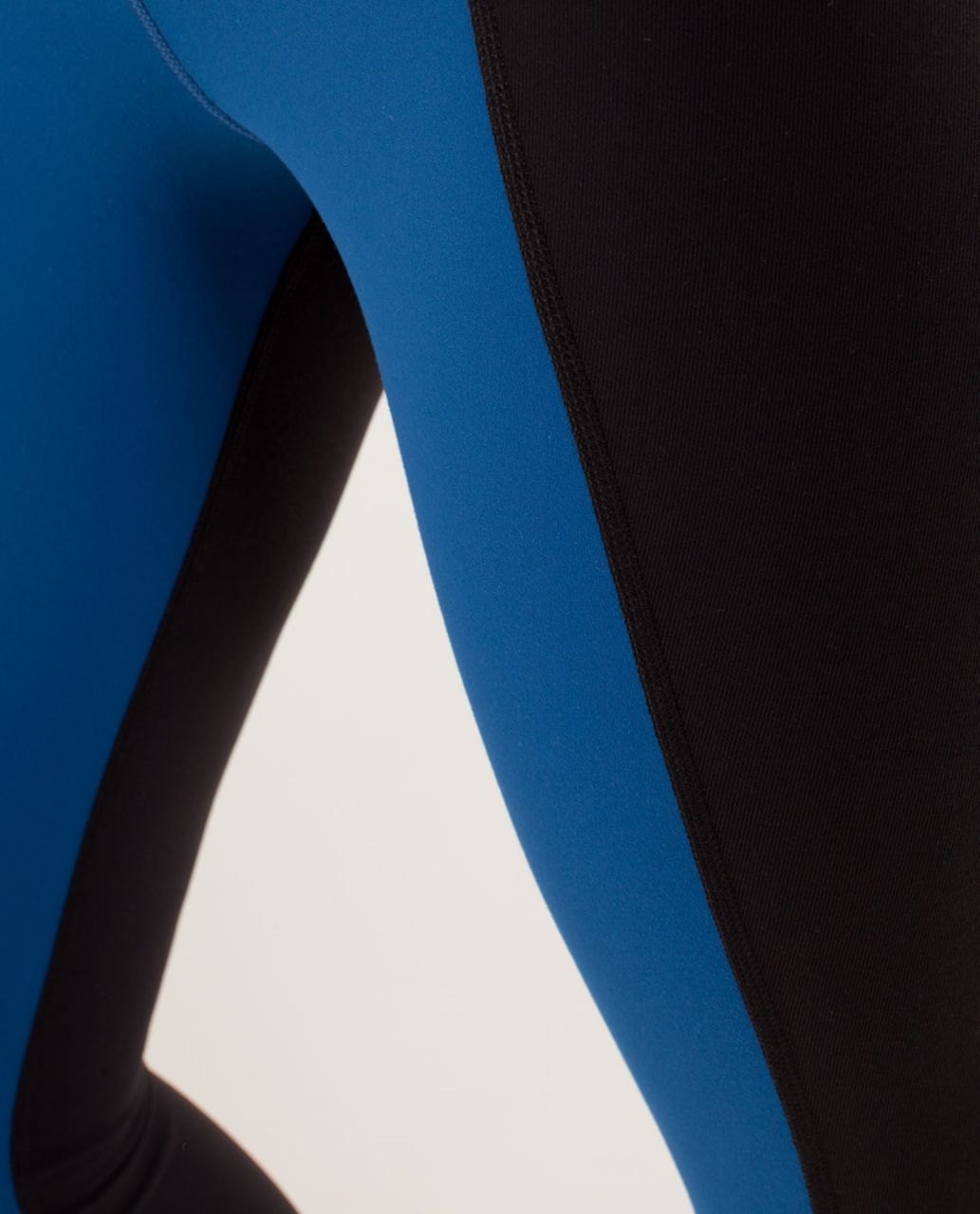 Lululemon Wunder Under Pant *Colour Blocked - Limitless Blue / Black / Wee Are From Space Polar Cream Clarity Yellow