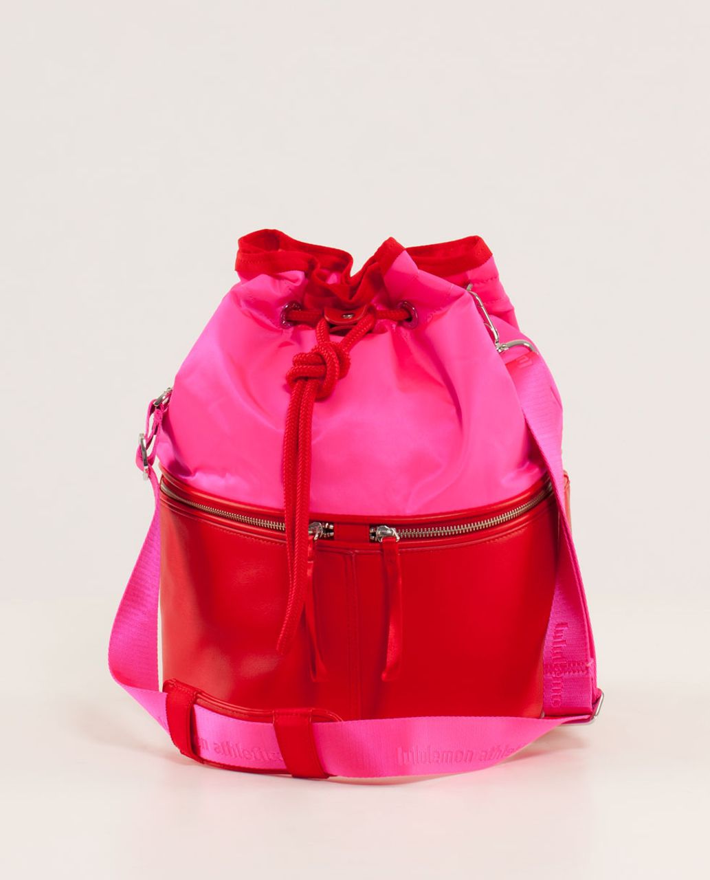 Lululemon Method Bag - Raspberry Glo Light / Fiery Red