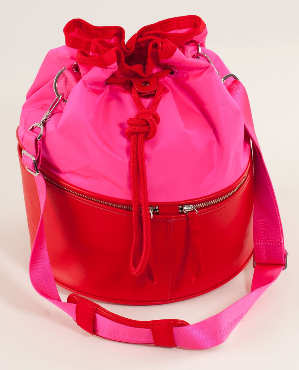 Lululemon Method Bag - Raspberry Glo Light / Fiery Red