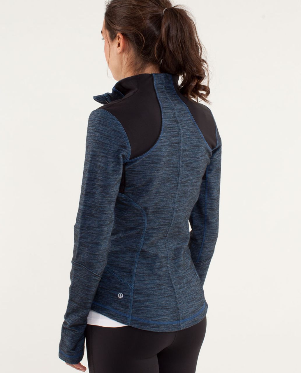 Lululemon Forme Jacket - Reversible Slub Denim Limitless Blue / Black