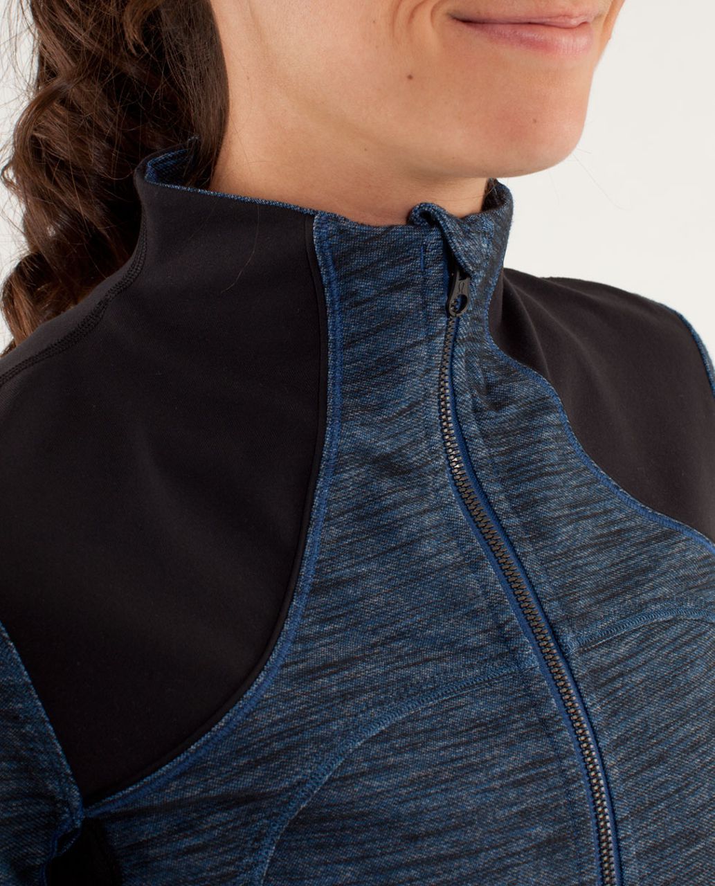 Lululemon Forme Jacket - Reversible Slub Denim Limitless Blue / Black