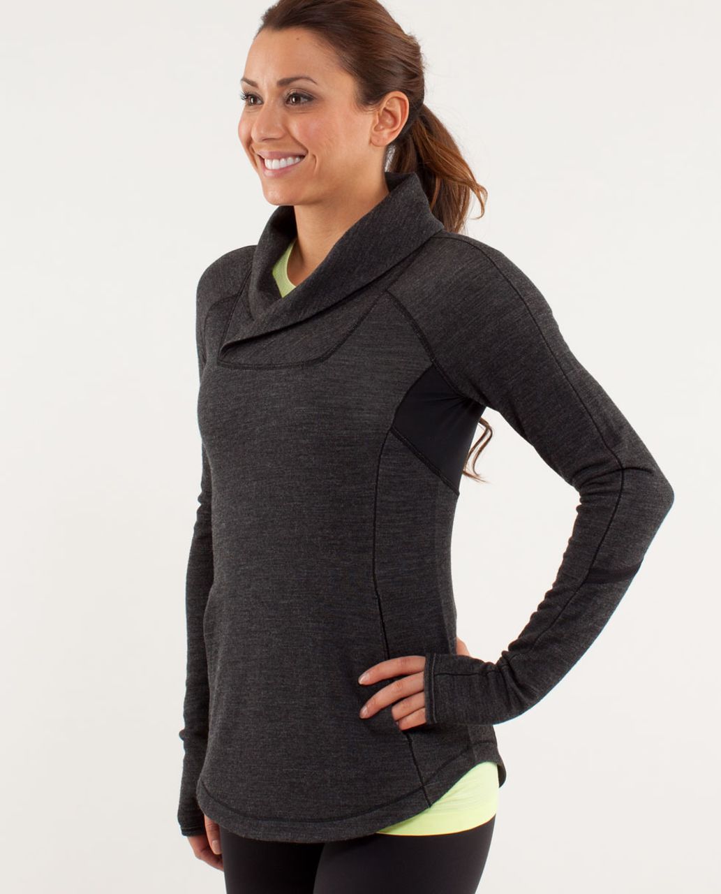 Lululemon Run:  Pitter Patter Pullover - Black