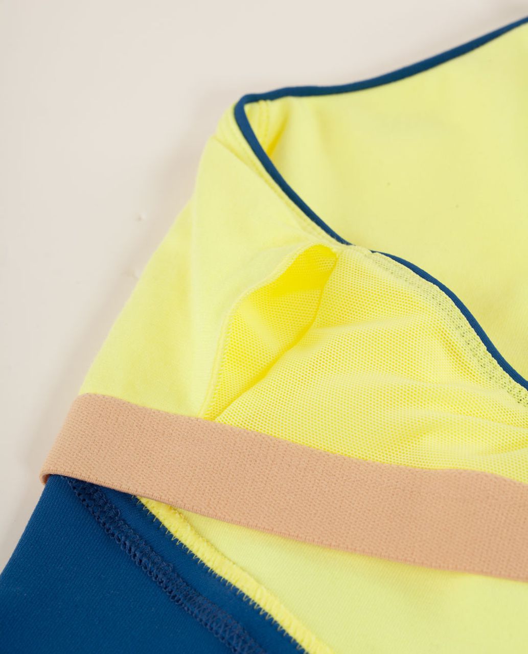 Lululemon Flip With No Flop Tank - Clarity Yellow / Limitless Blue