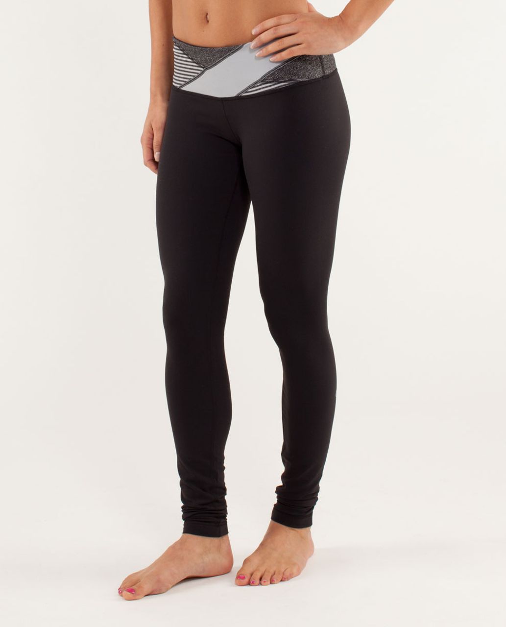 Lululemon Wunder Under Pant - Black / Quilting Winter 8