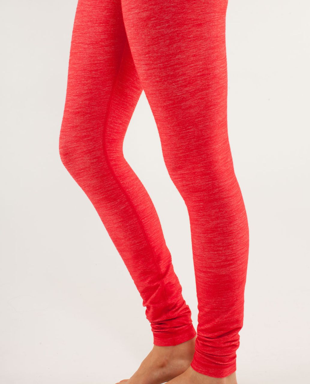 Lululemon Wunder Under Pant - Reversible Slub Denim Love Red