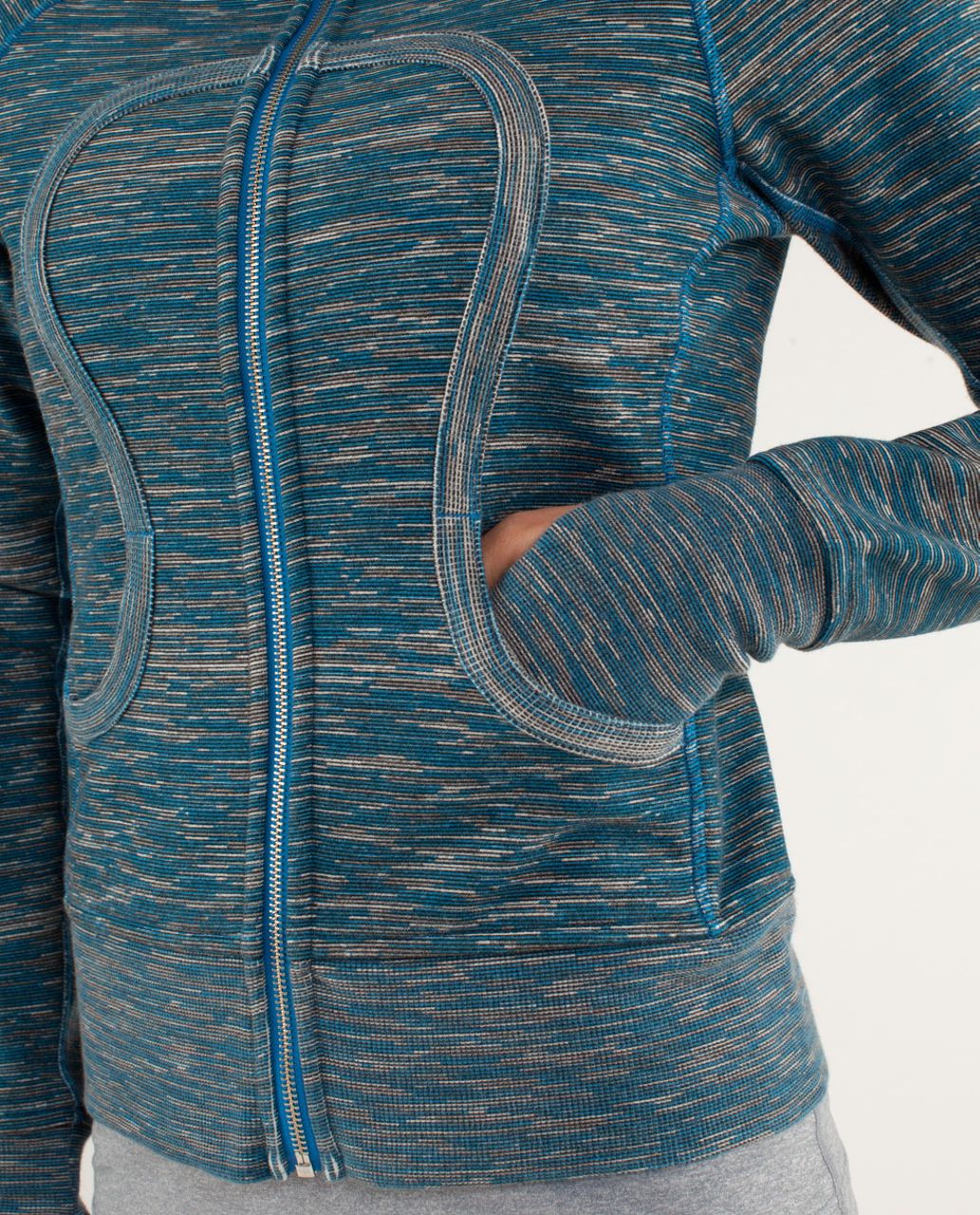 Lululemon Scuba Hoodie *Stretch - Wee Are From Space Printed Polar Cream Beaming Blue