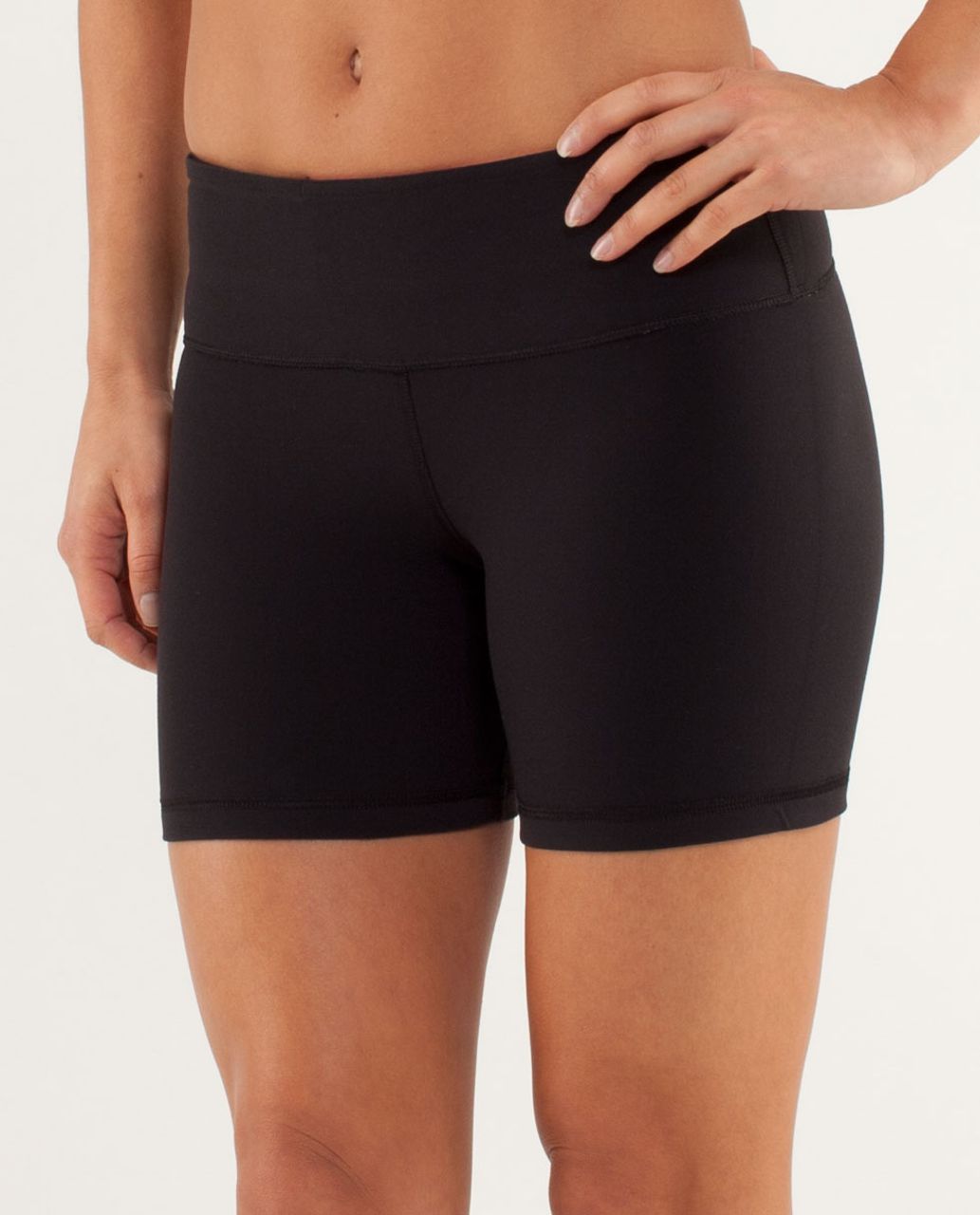 Lululemon Reverse Groove Short (Regular) - Black / Quilting Winter 6