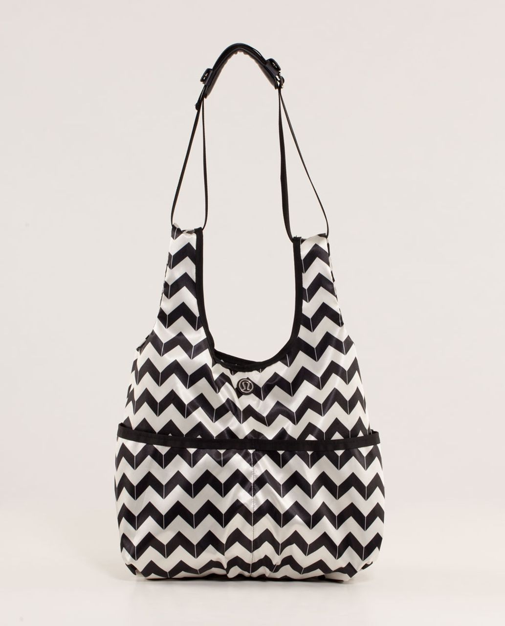 Lululemon Post Savasana Tote - Arrow Chevron Polar Cream Black