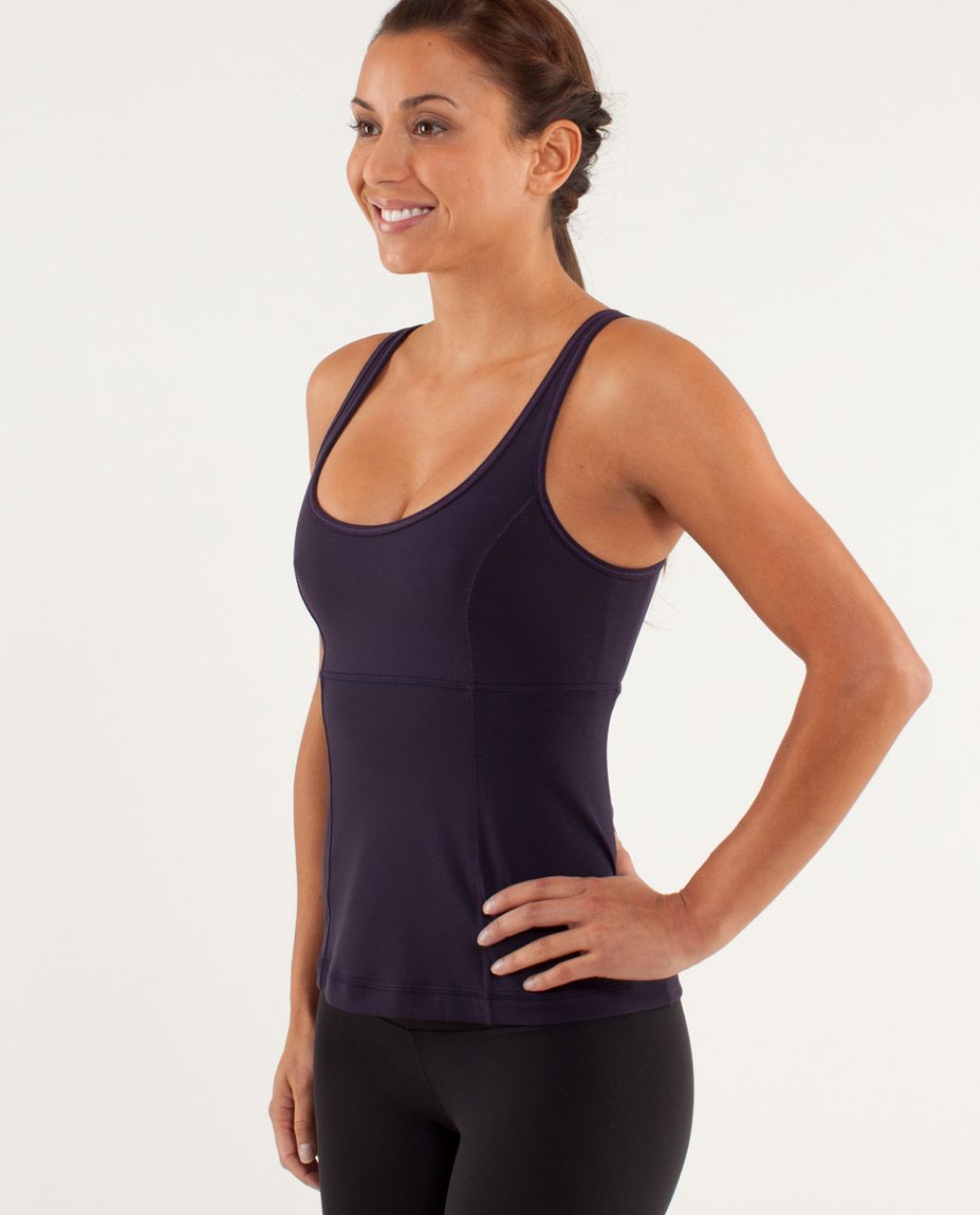 Lululemon Back Burner Tank - Black Swan