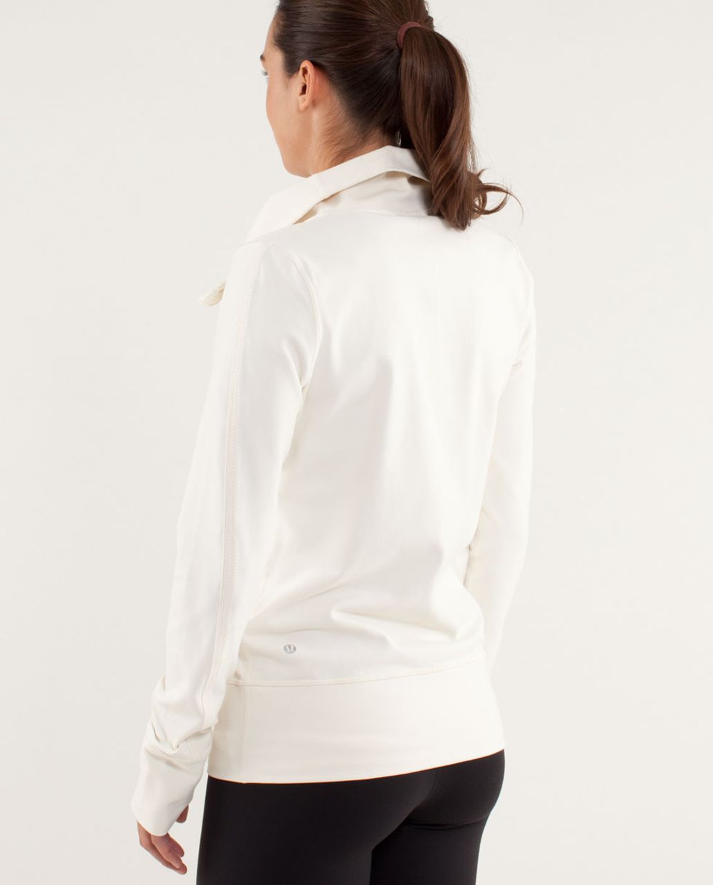 Lululemon Daily Yoga Jacket - Beaming Blue / Classic Stripe Polar Cream  Beaming Blue - lulu fanatics