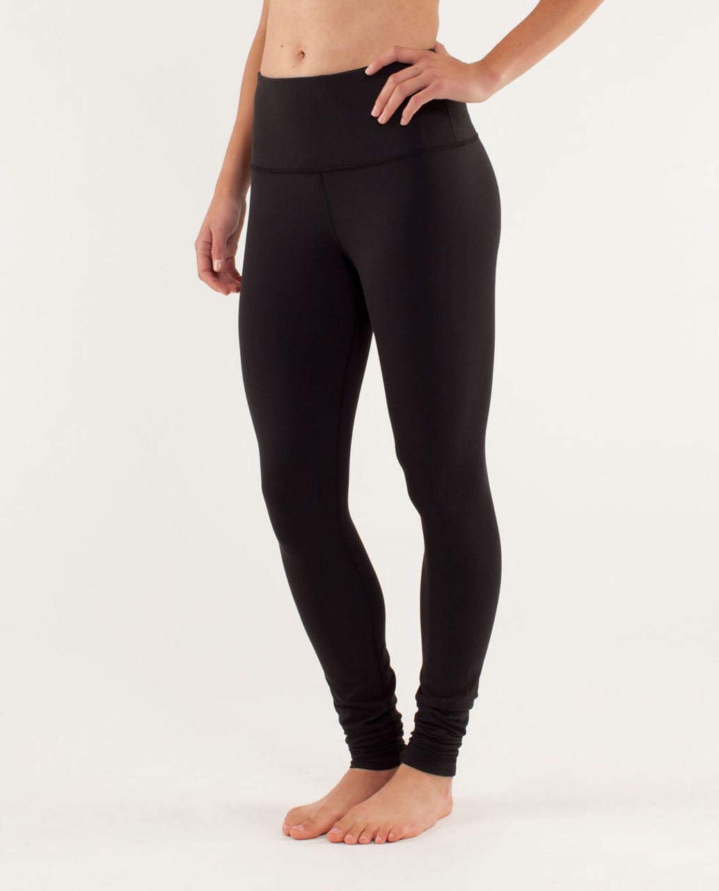 Lululemon Skinny Will Pant size 2 Pique Luon Black NWT High / Low Rise  Legging 